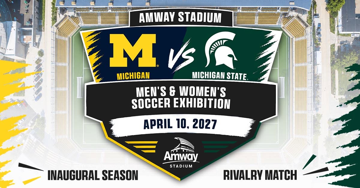 Wolverines-Spartans Soccer Rivalry Comes to Amway Stadium
